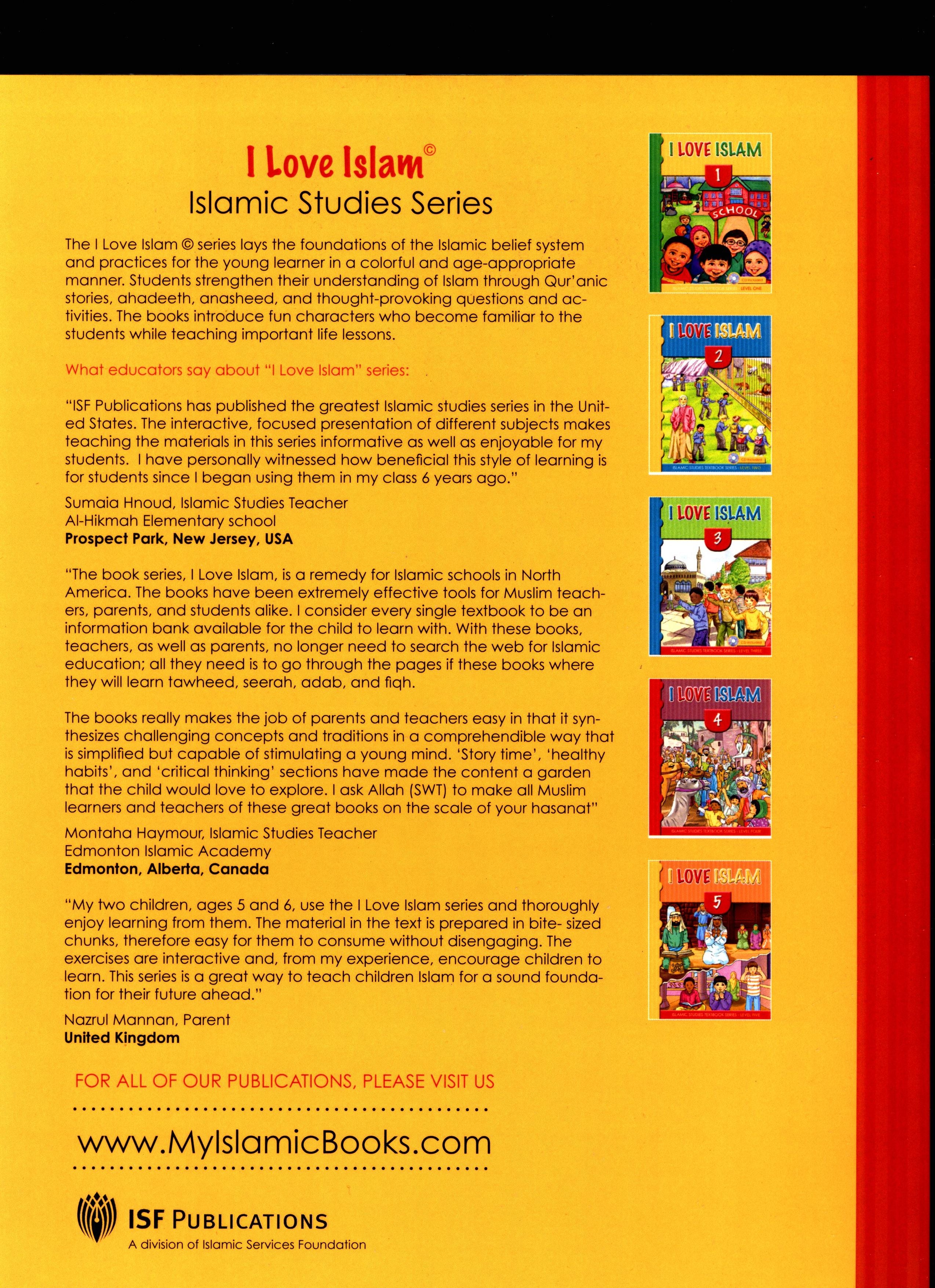 I Love Islam Teacher / Parent Guide Level 4 - First Edition