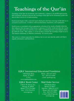 Teachings of the Qur'an Workbook Volume 3