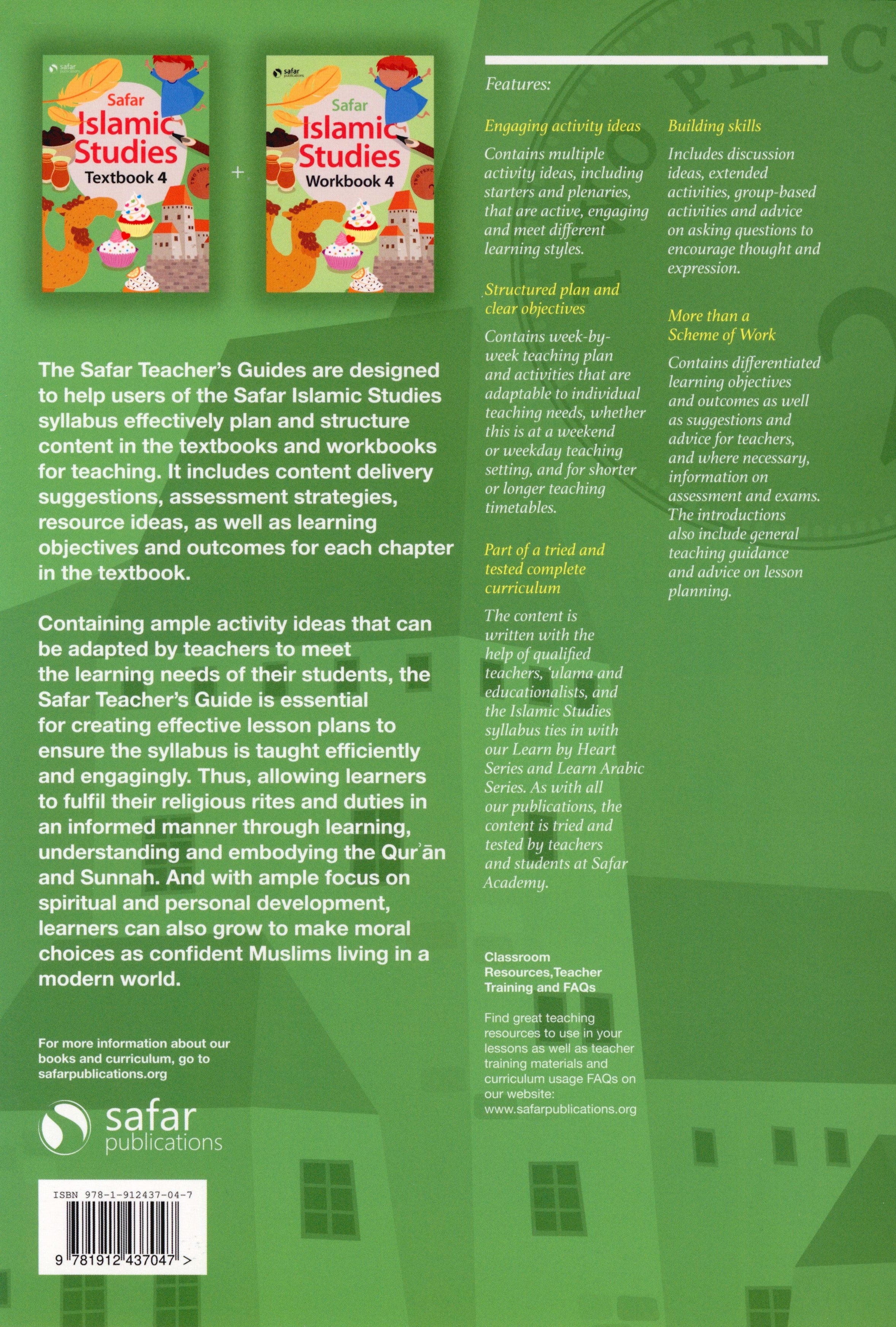 Safar Teacher’s Guide for Islamic Studies Book 4