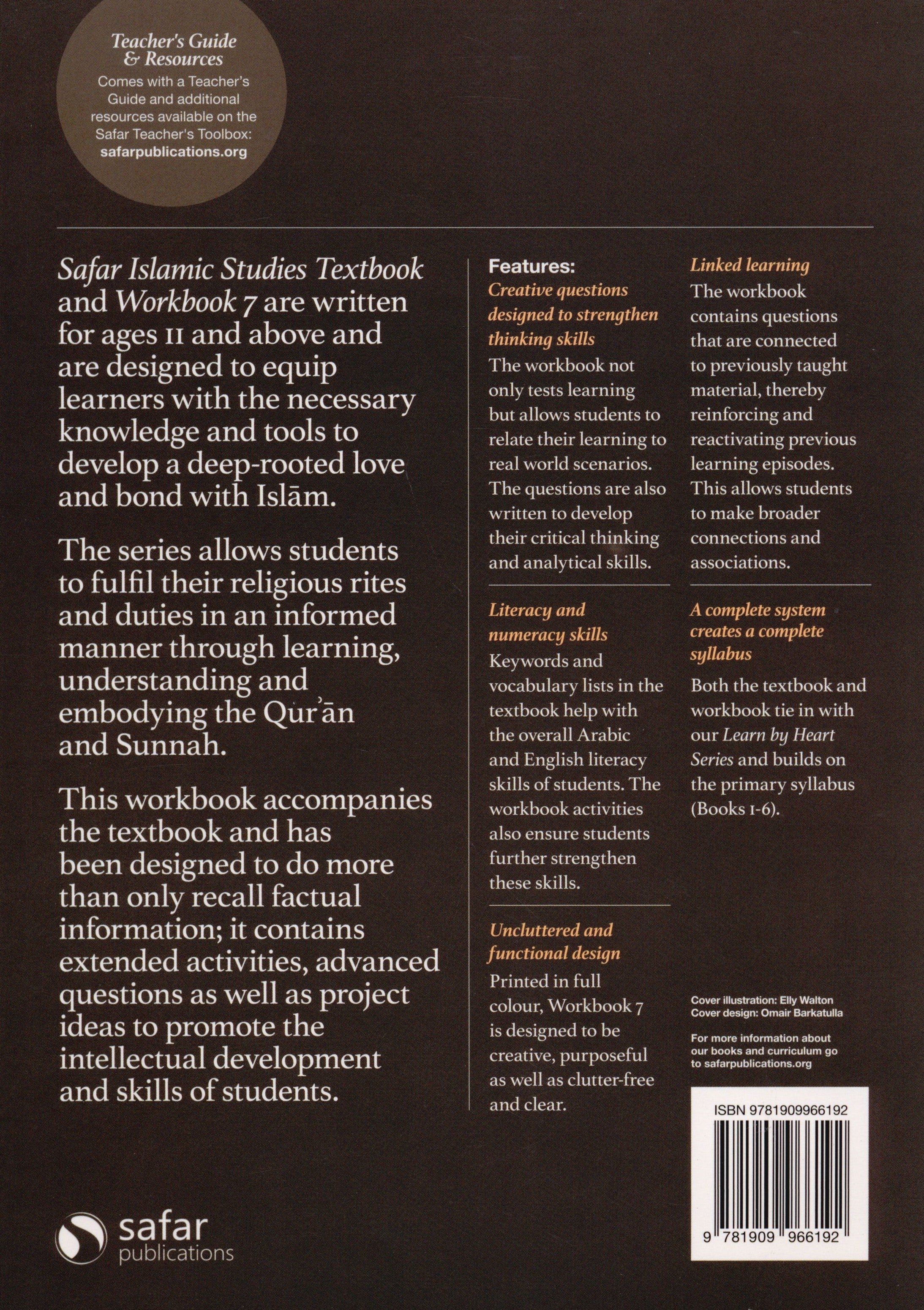 Safar Islamic Studies Workbook 7