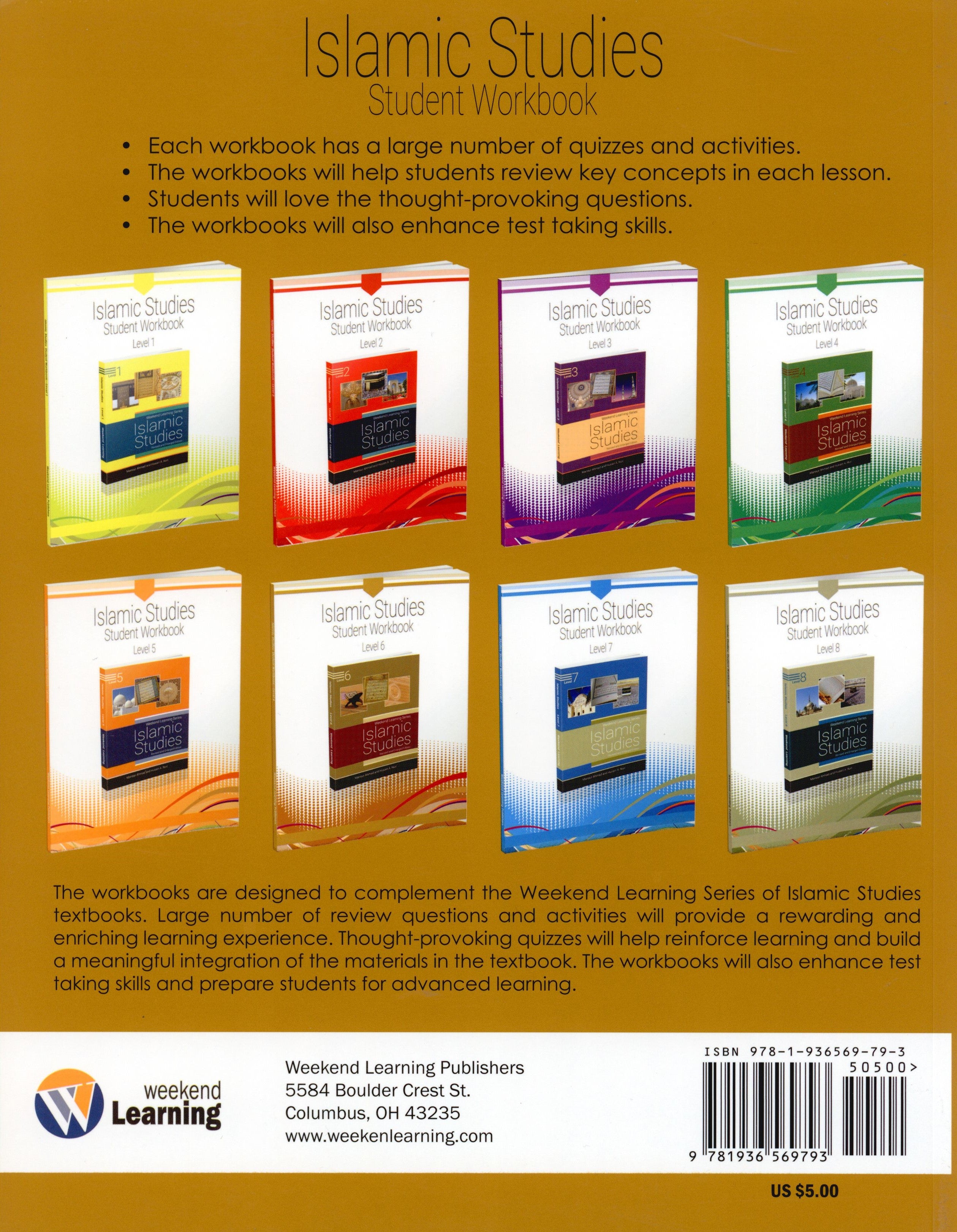 Weekend Learning Islamic Studies Workbook Level 6