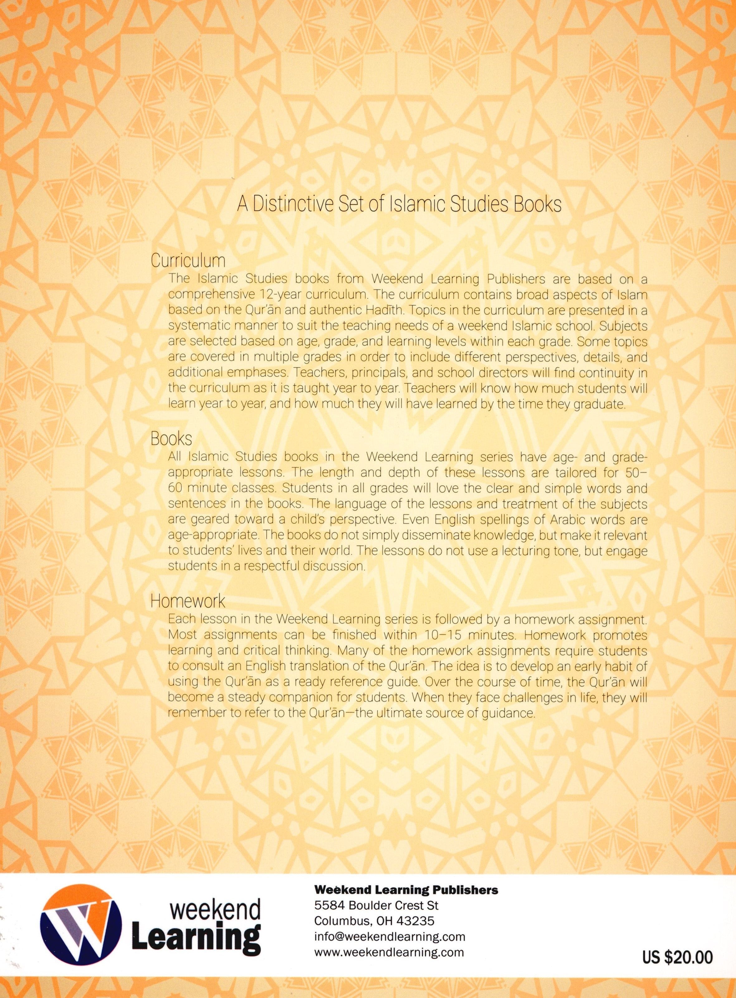 Weekend Learning Islamic Studies Teacher Manual Level 7