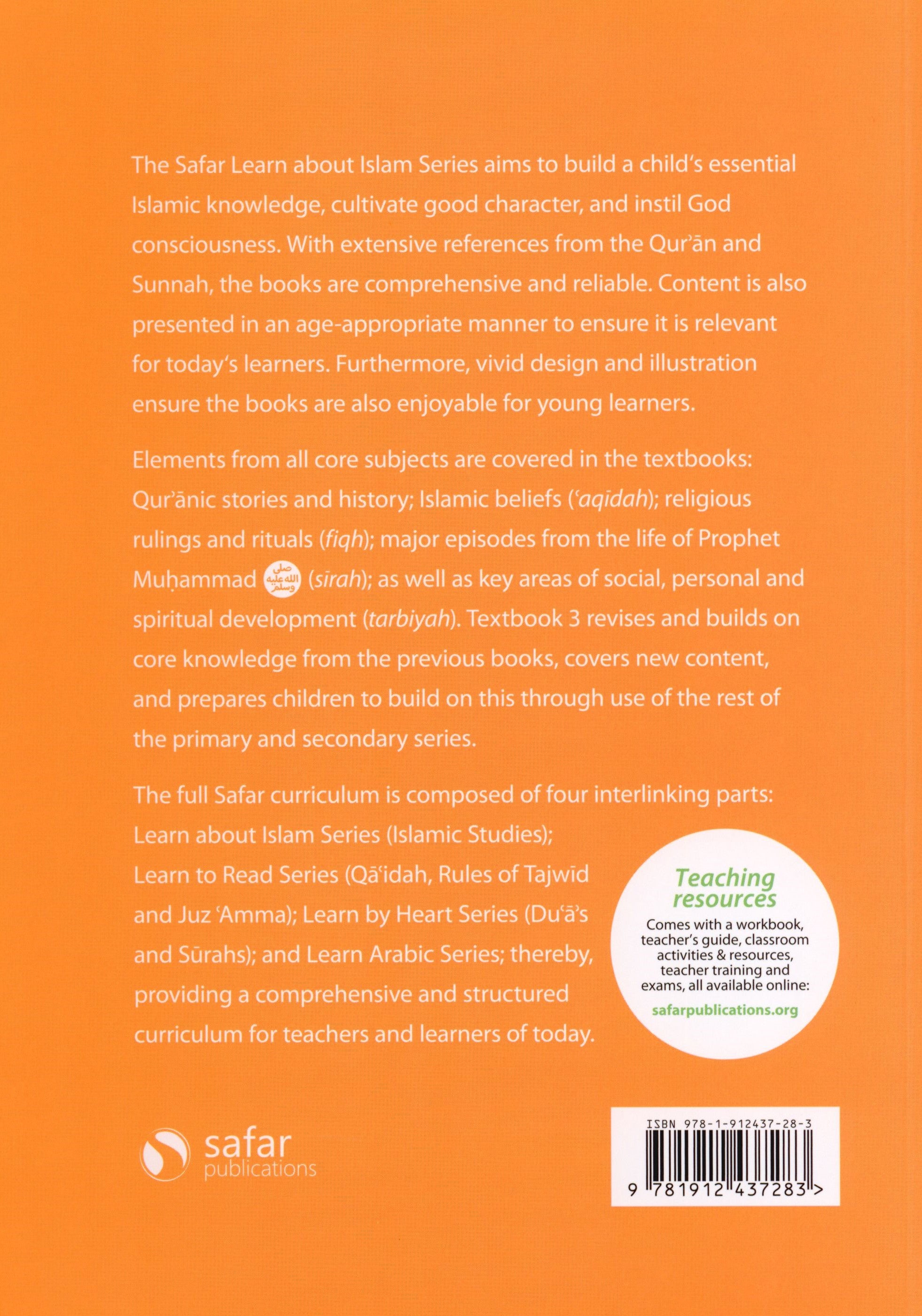 Safar Islamic Studies Textbook 3