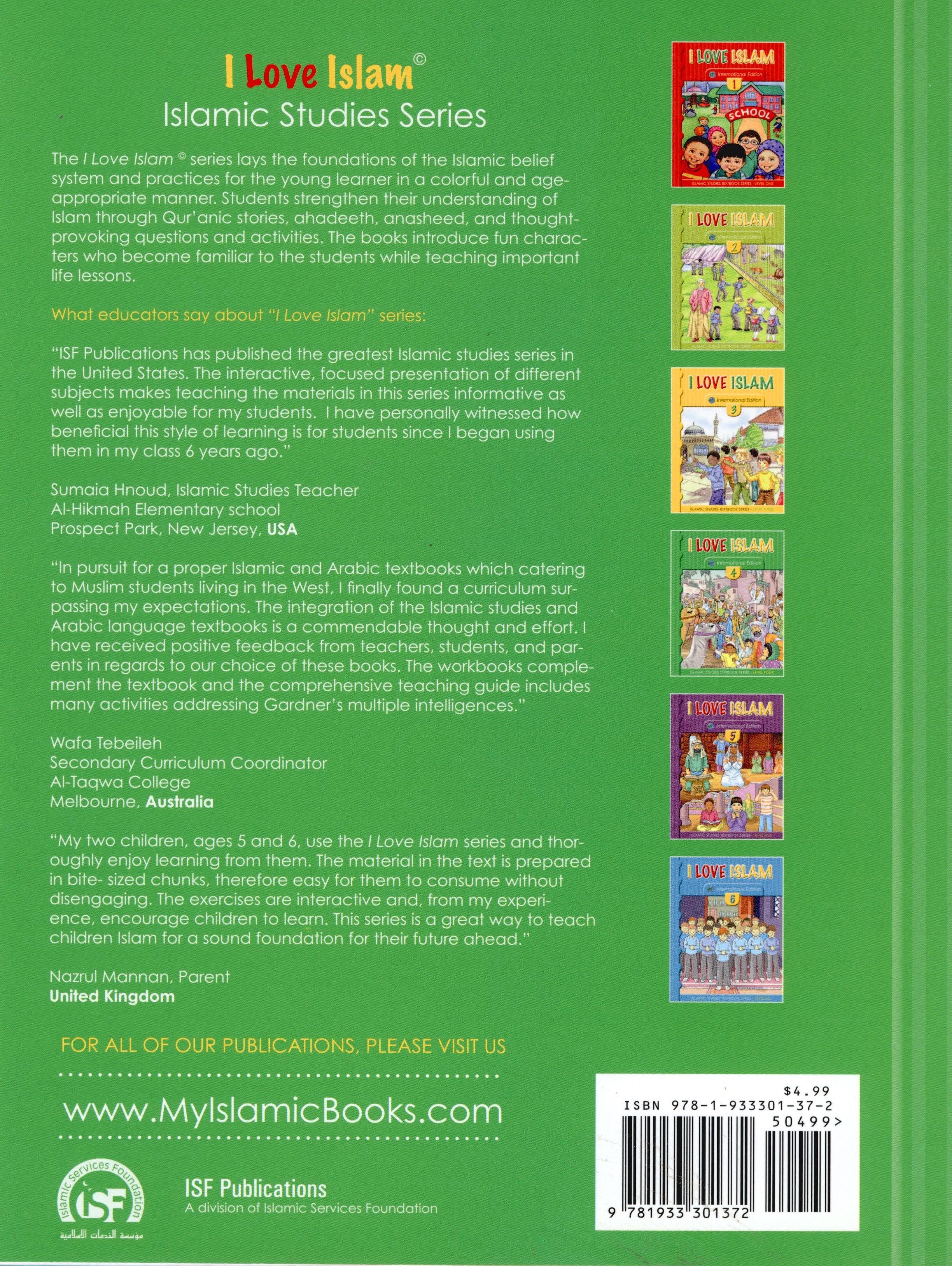 I Love Islam Weekend Edition Workbook Level 4