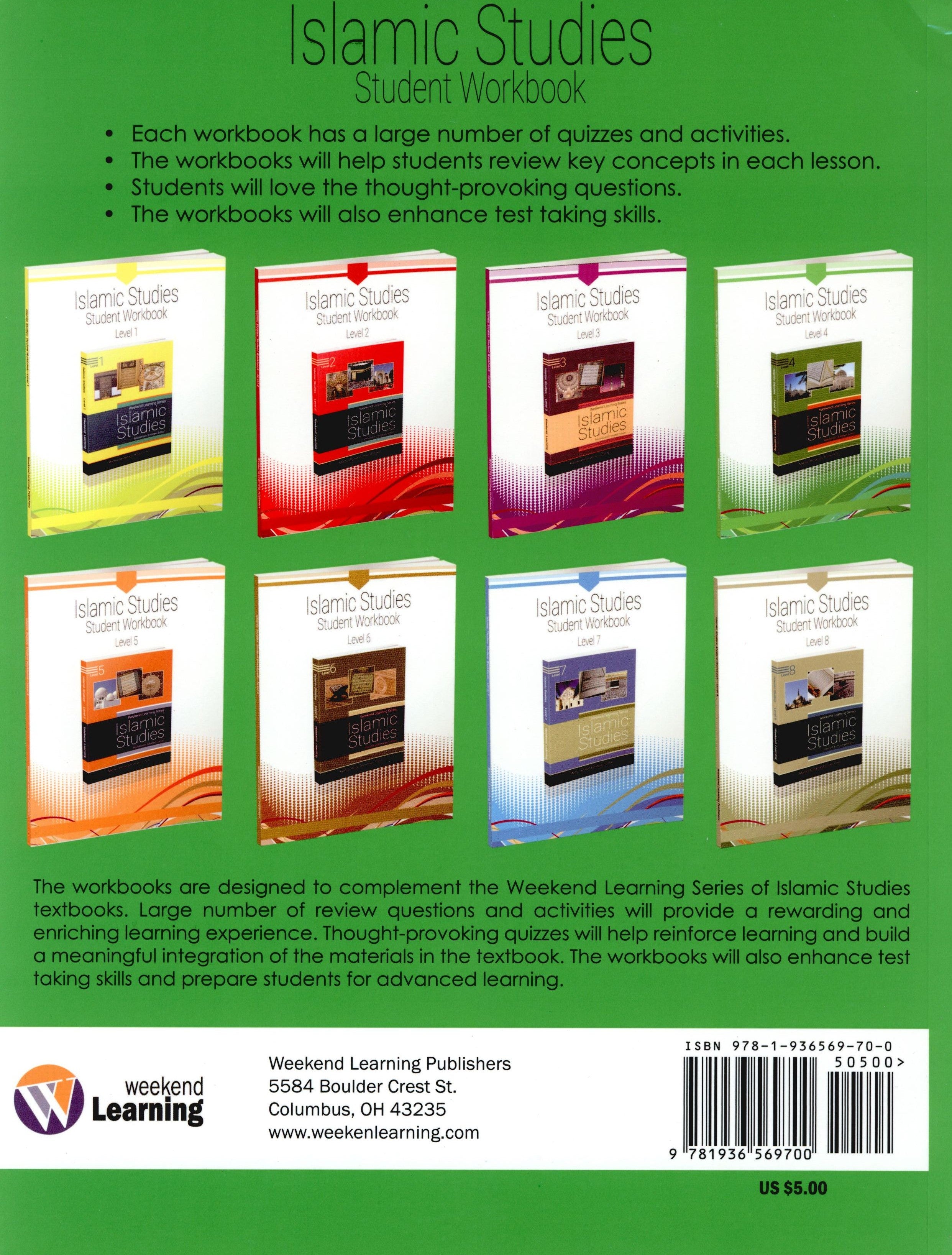 Weekend Learning Islamic Studies Workbook Level 4
