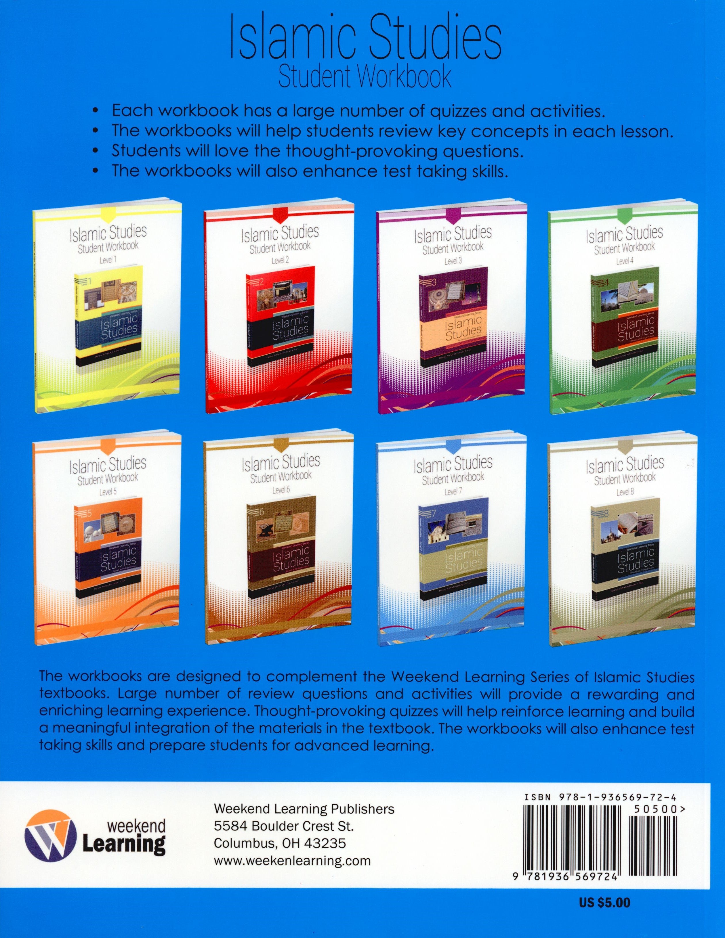 Weekend Learning Islamic Studies Workbook Level 7