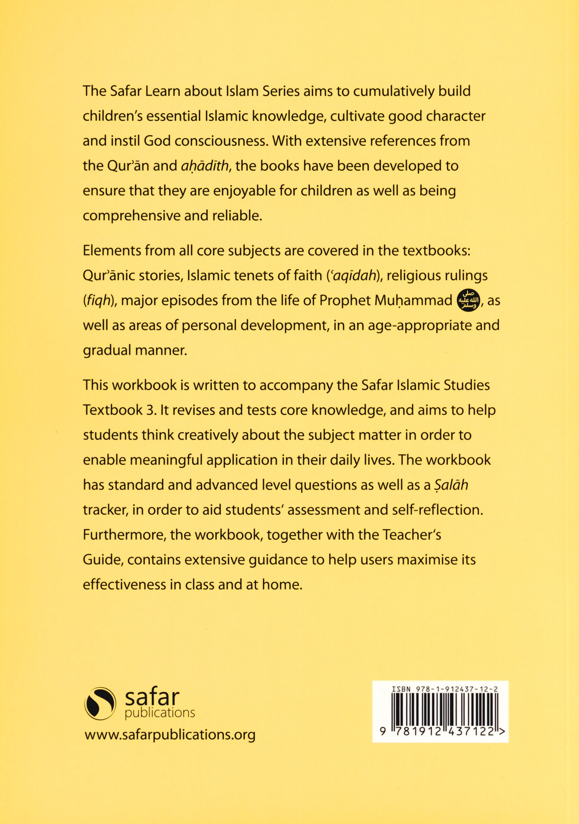 Safar Islamic Studies Workbook 3