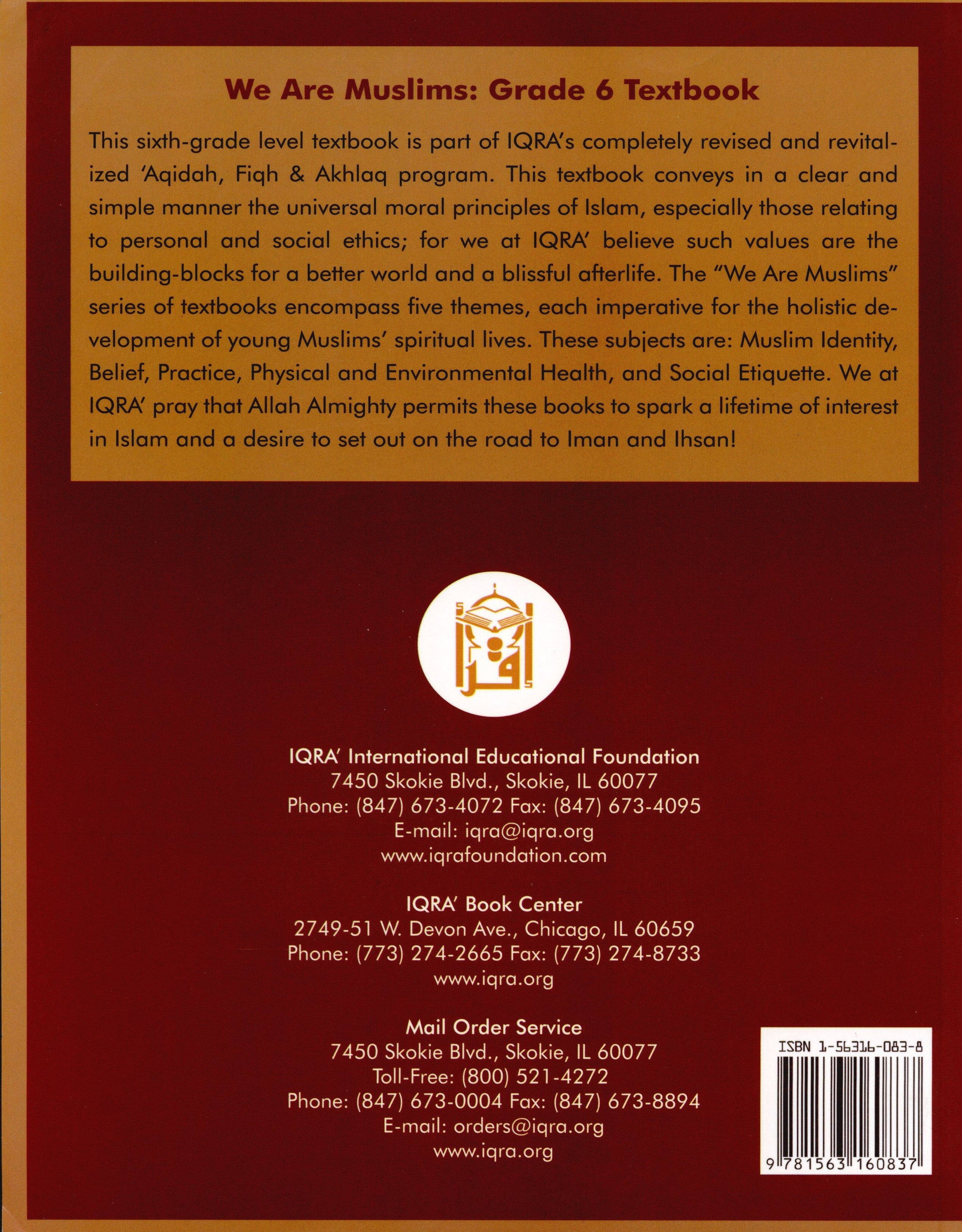 We Are Muslims Textbook Grade 6