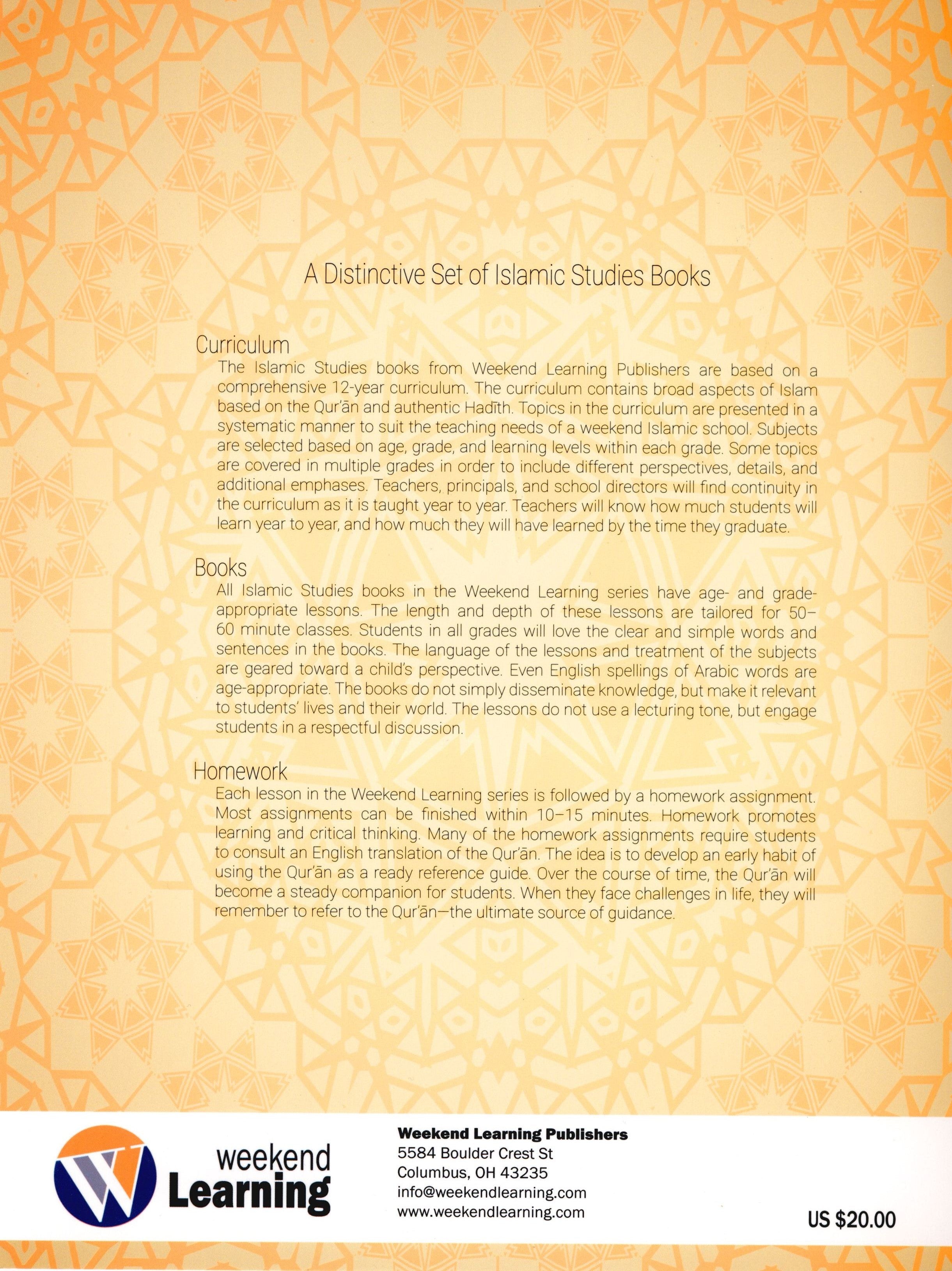 Weekend Learning Islamic Studies Teacher Manual Level 2