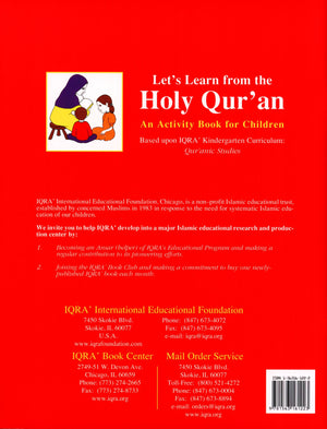 Let's Learn from the Holy Qur'an Coloring Book