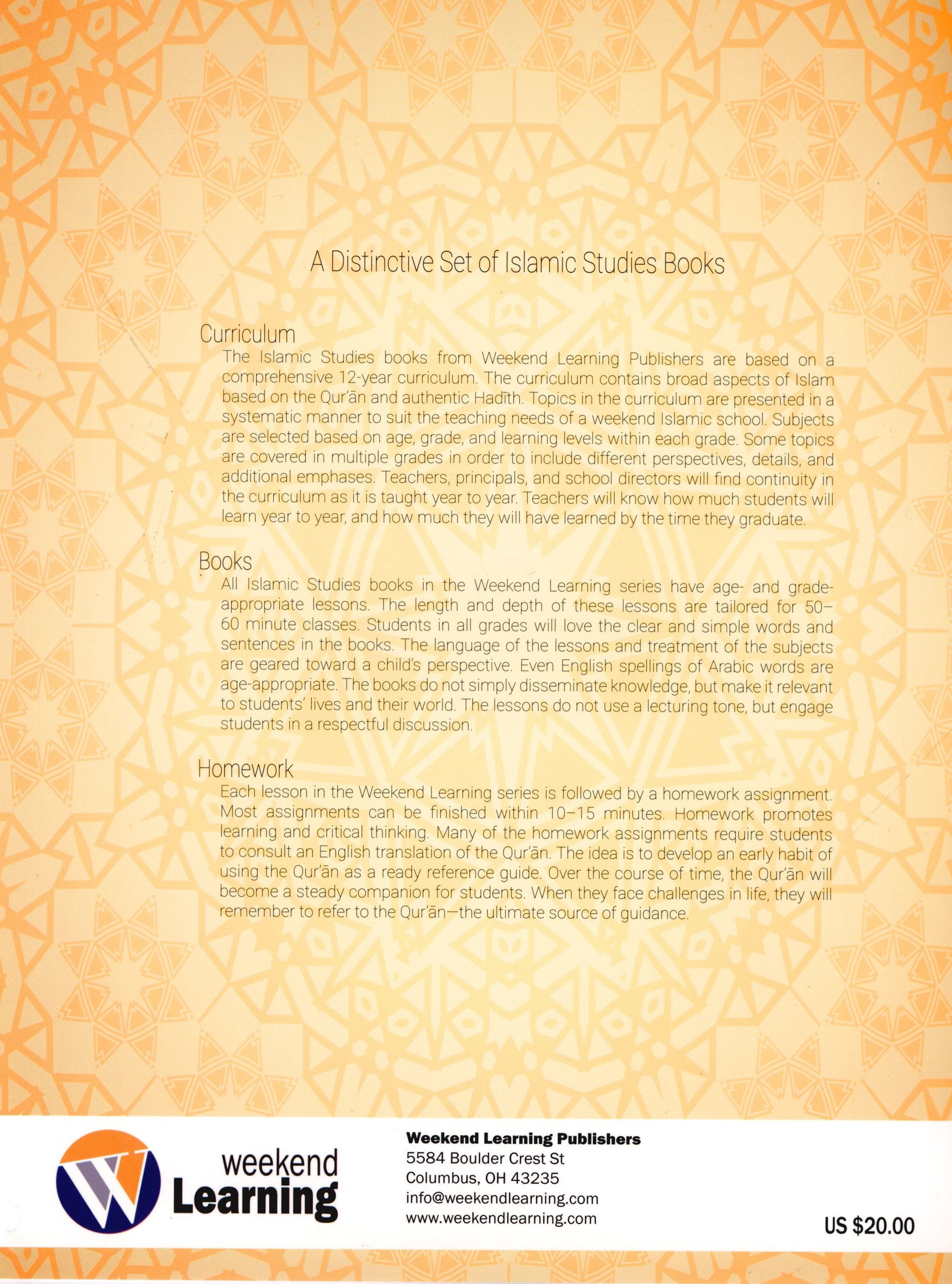 Weekend Learning Islamic Studies Teacher Manual Level 8
