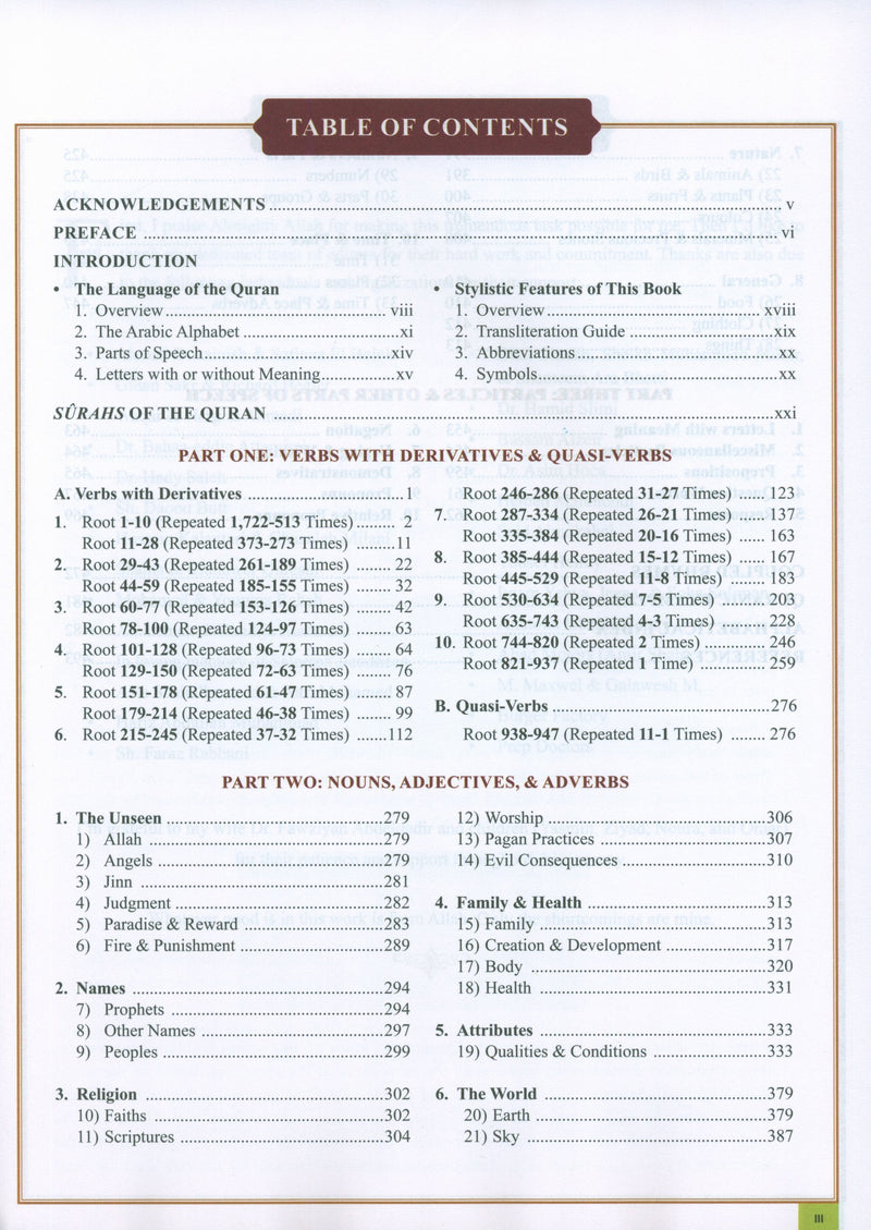 The Clear Quran Series Dictionary