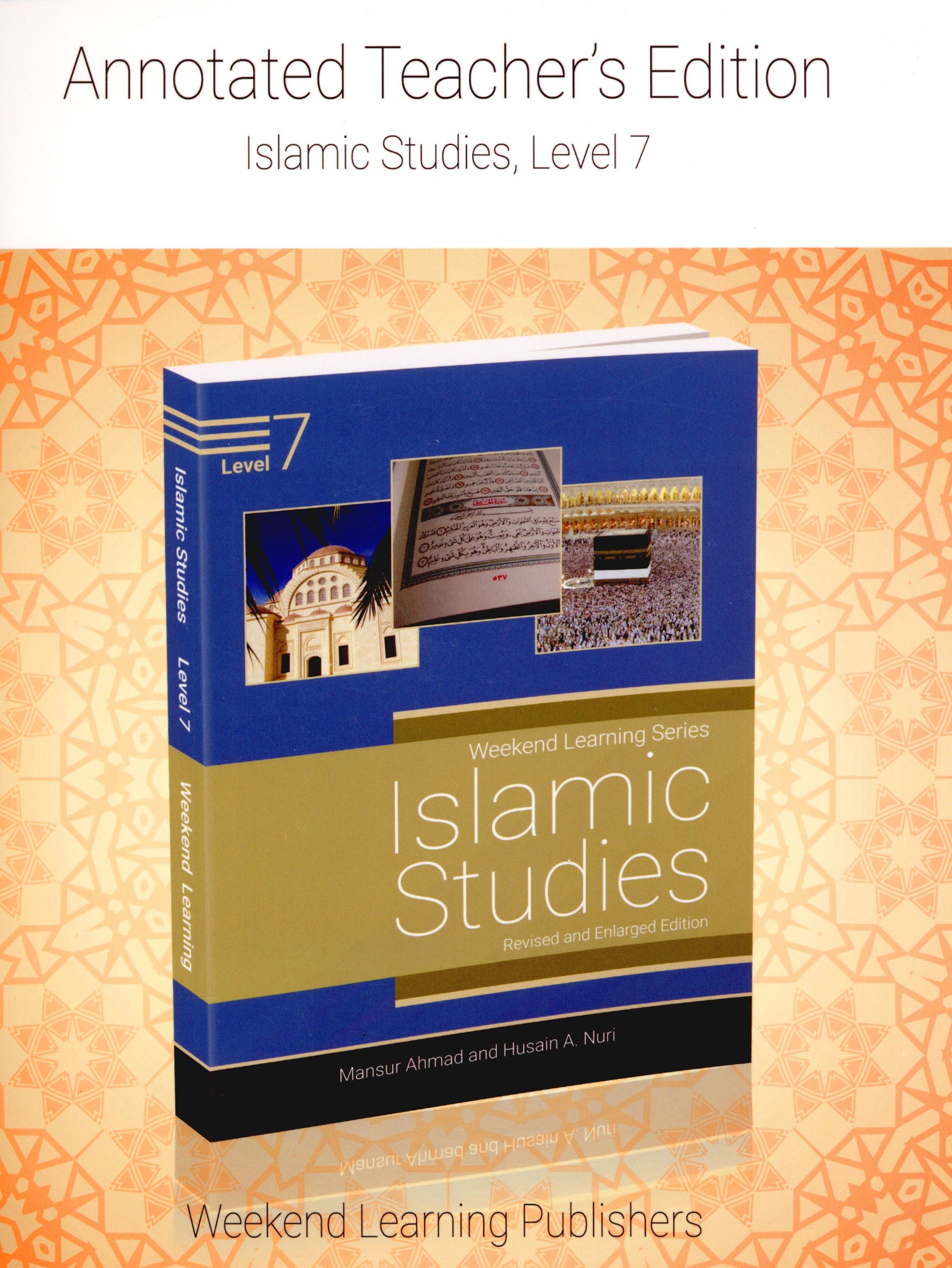 Weekend Learning Islamic Studies Teacher Manual Level 7