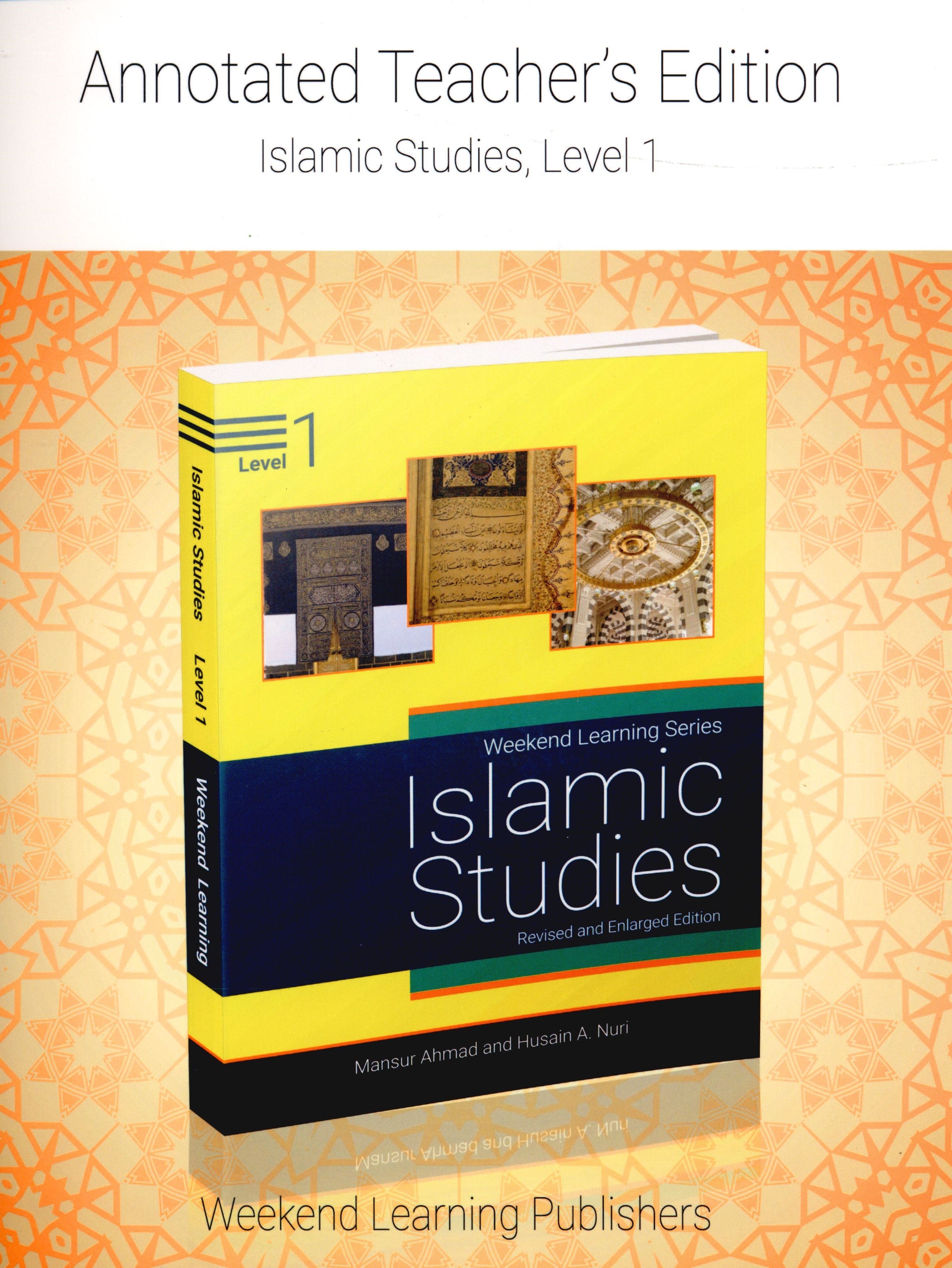 Weekend Learning Islamic Studies Teacher Manual Level 1