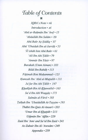 Stories of the Sahabah Volume 1 - Those Promised Paradise