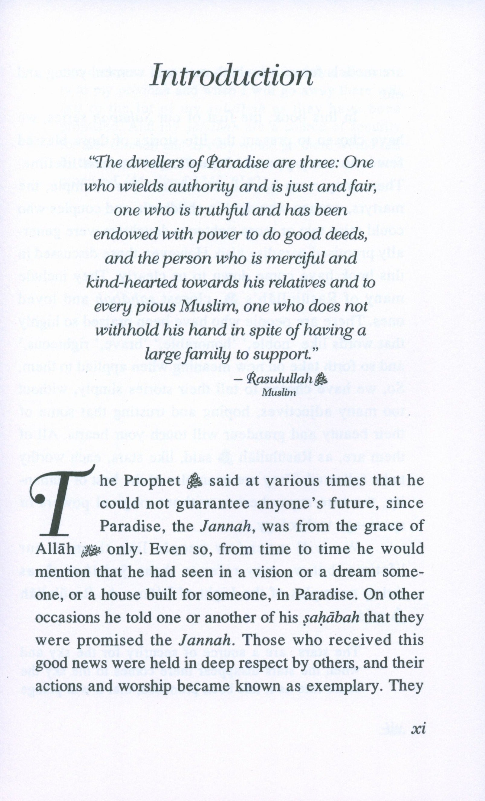Stories of the Sahabah Volume 1 - Those Promised Paradise
