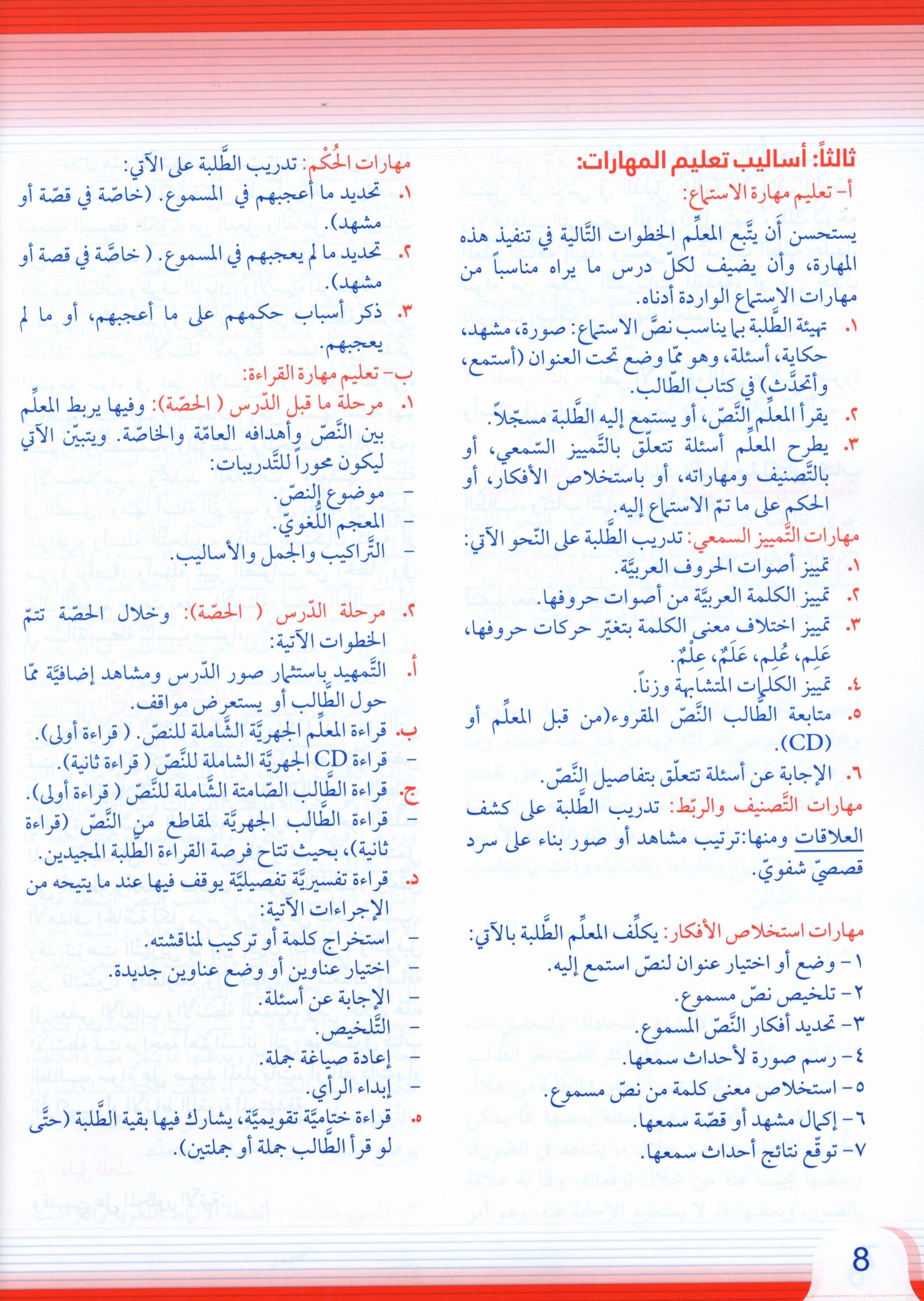 Itqan Series for Teaching Arabic Teacher Guide: Level 4 سلسلة إتقان لتعليم اللغة العربية دليل المعلم