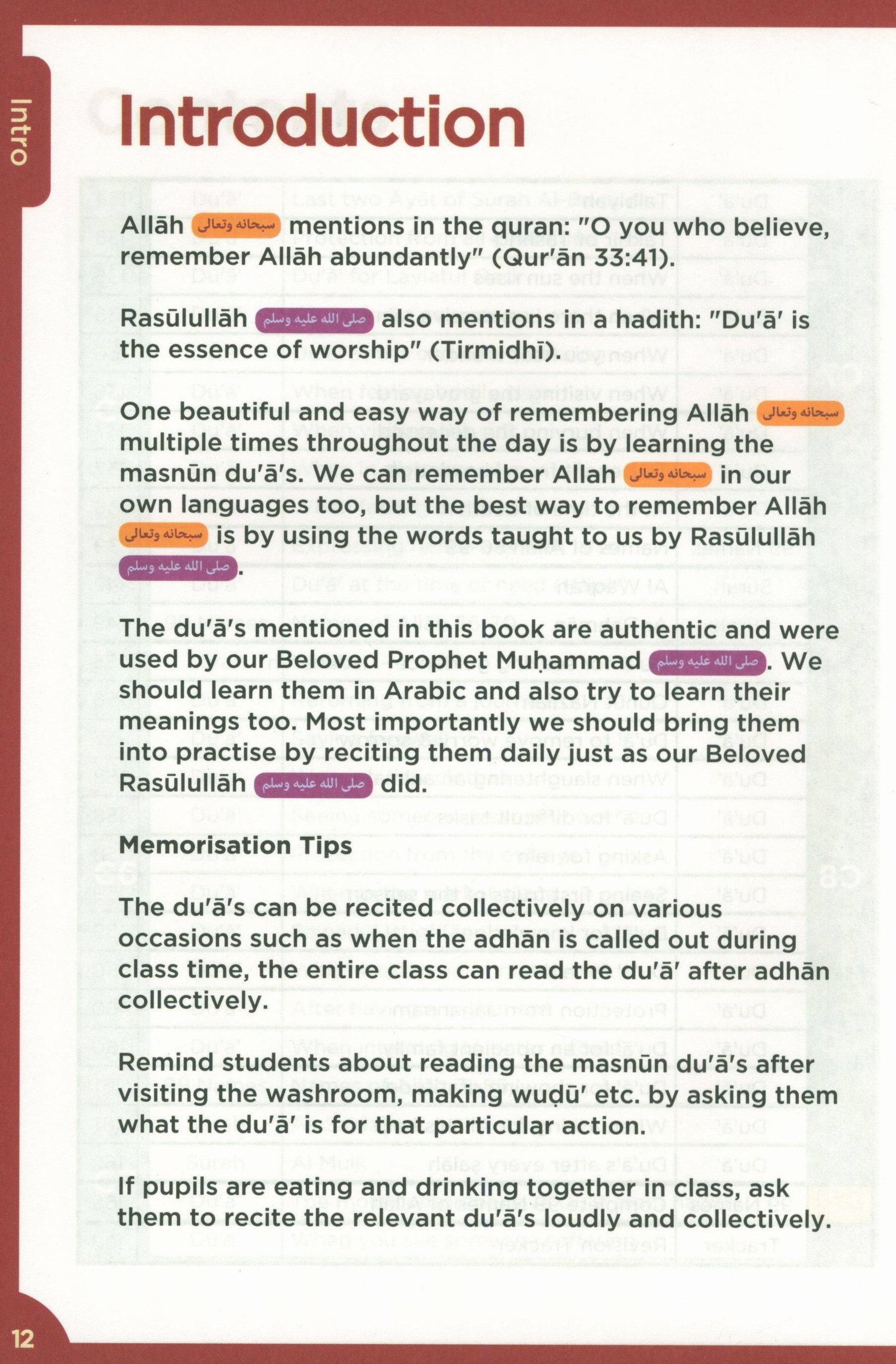 An Nasihah Surah & Dua 1-8