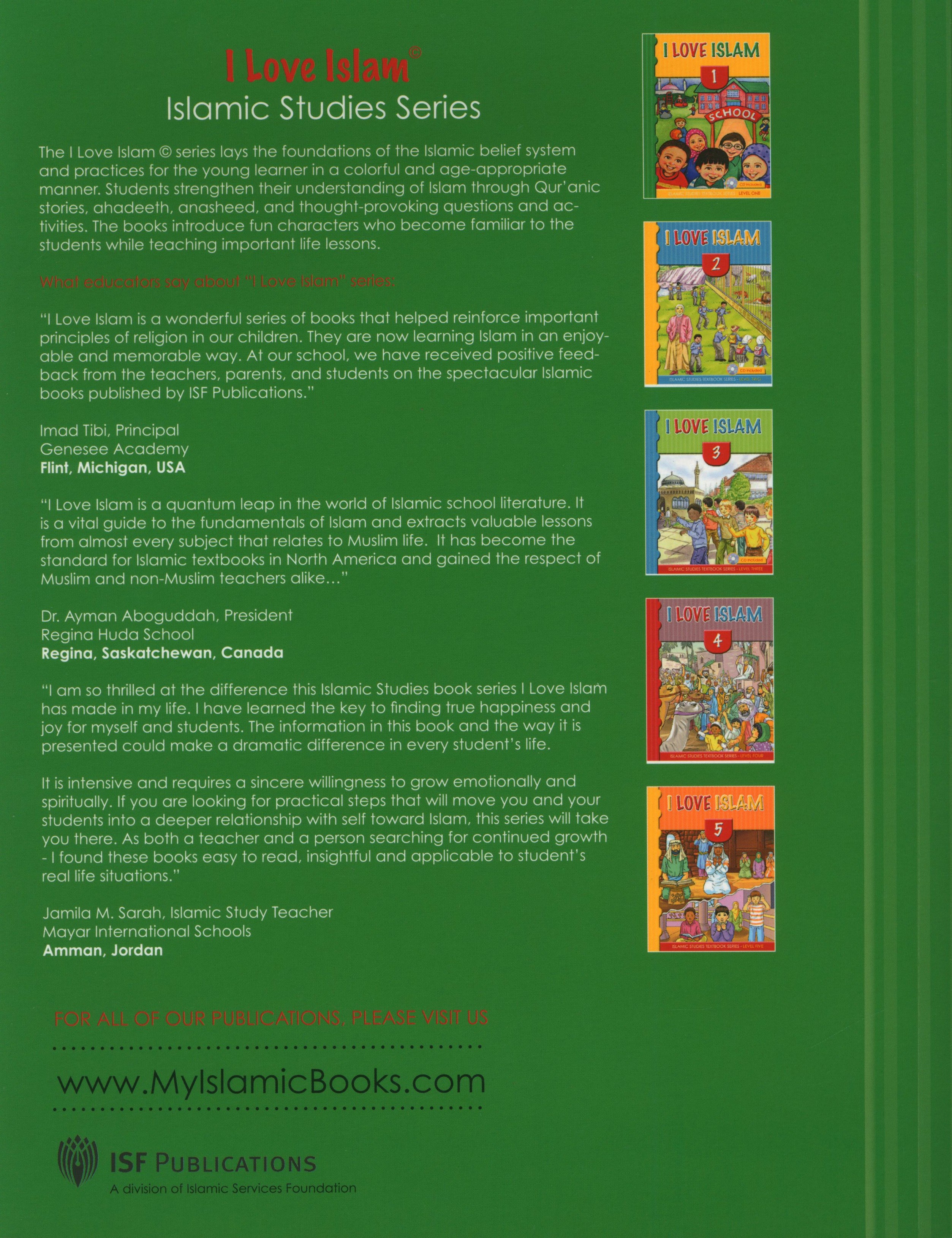 I Love Islam Teacher / Parent Guide Level 1 - First Edition