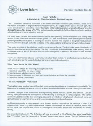 I Love Islam Weekend Edition Teacher / Parent Guide 6