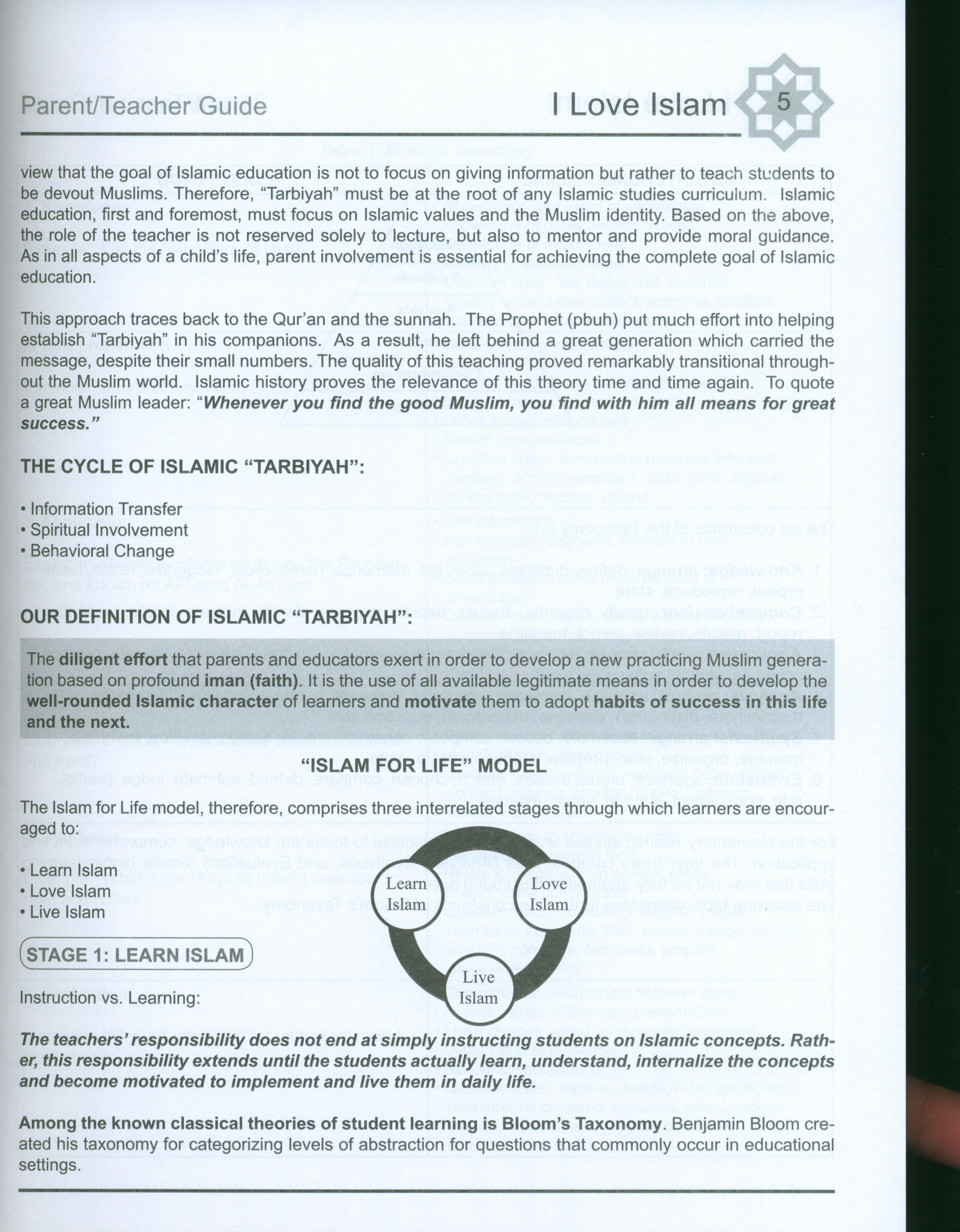 I Love Islam Weekend Edition Teacher / Parent Guide 2