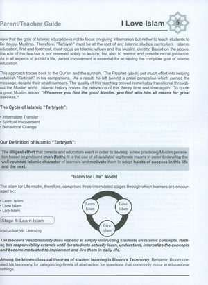 I Love Islam Teacher / Parent Guide Level 5