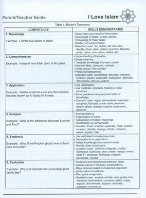 I Love Islam Weekend Edition Teacher / Parent Guide 6
