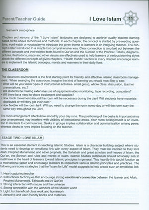 I Love Islam Teacher / Parent Guide Level 1 - First Edition