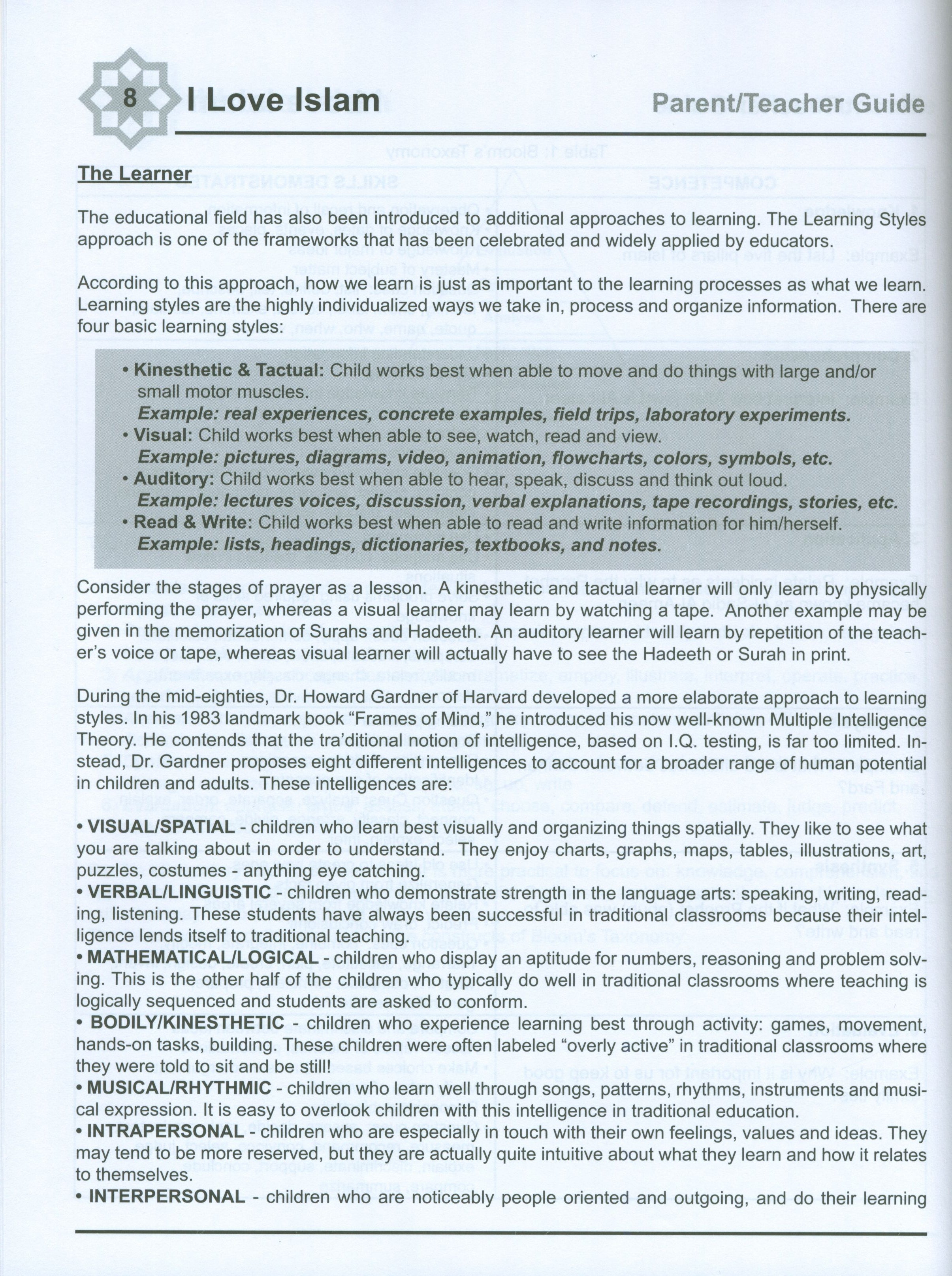I Love Islam Weekend Edition Teacher / Parent Guide 5