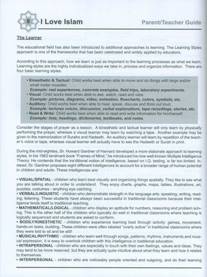 I Love Islam Weekend Edition Teacher / Parent Guide 5