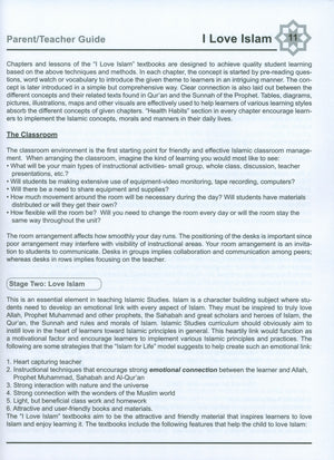 I Love Islam Teacher / Parent Guide Level 5