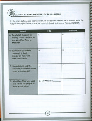 Sirah of our Prophet Grade 6: Workbook