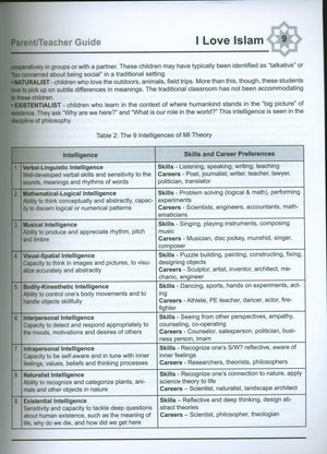 I Love Islam Teacher / Parent Guide Level 1 - First Edition