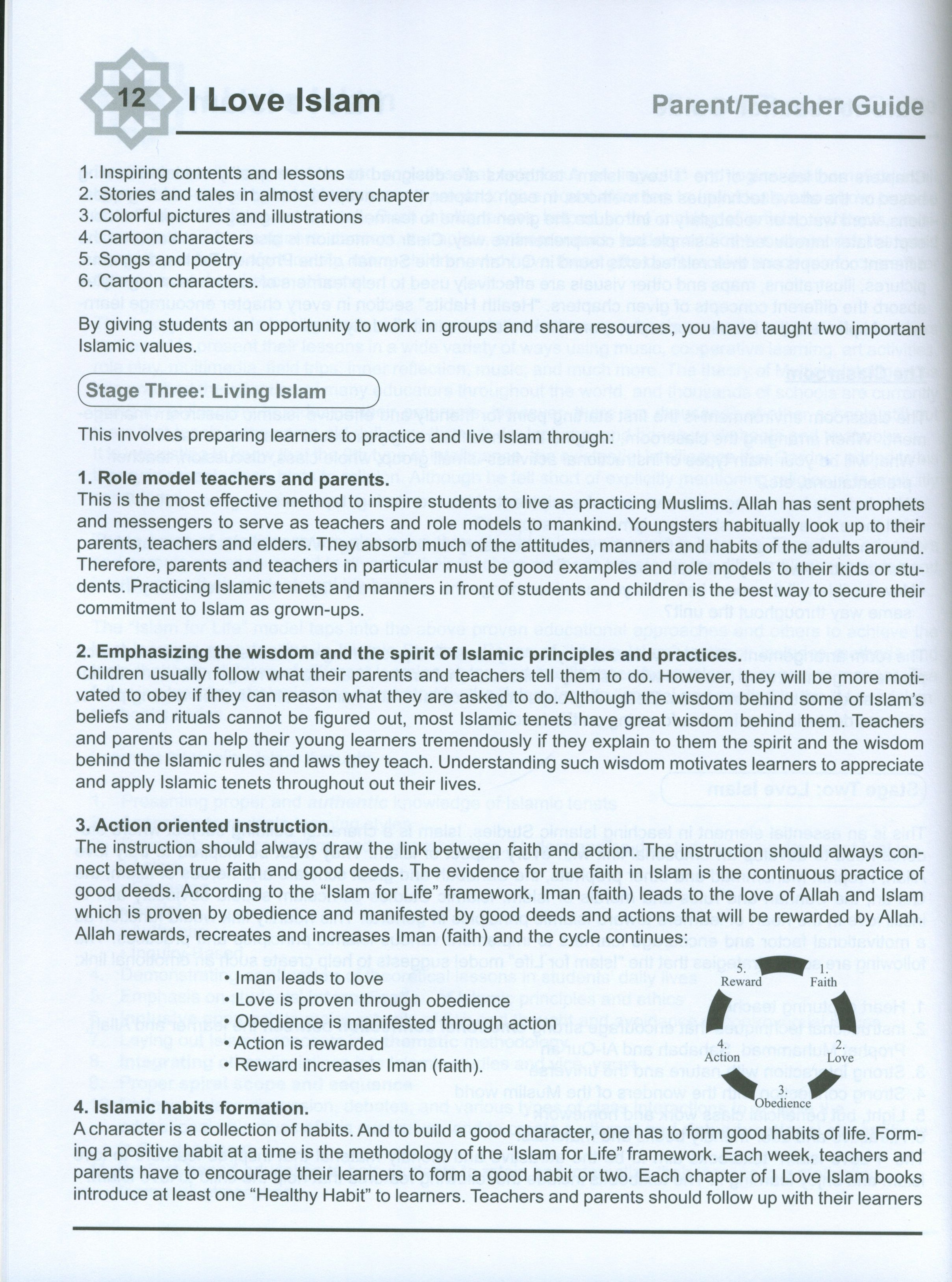 I Love Islam Teacher / Parent Guide Level 5