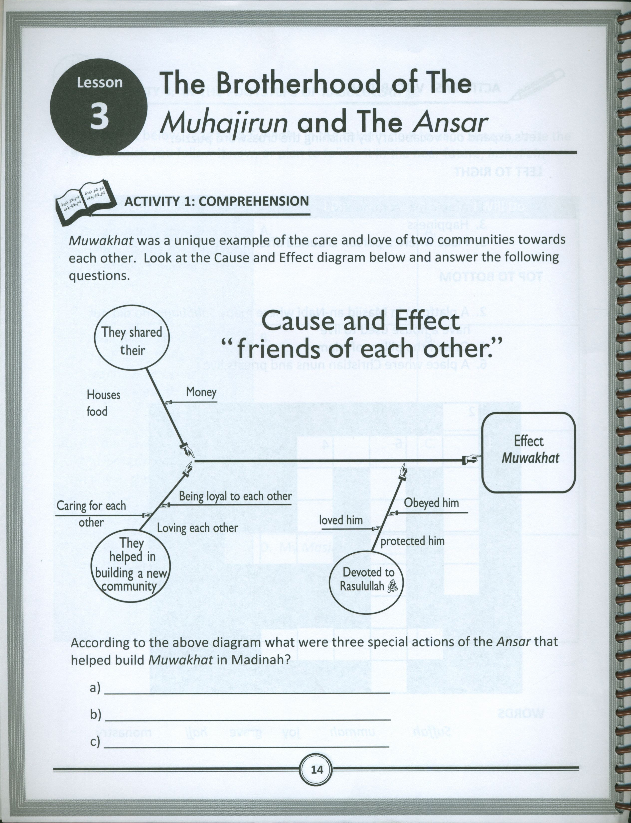 Sirah of our Prophet Grade 6: Workbook