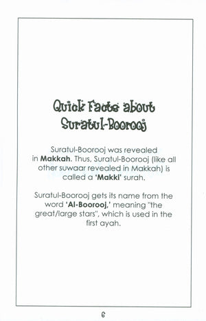 Mini Tafseer Book Suratul Boorooj (Surah 85)