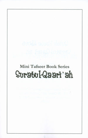 Mini Tafseer Book Suratul Qaari'ah (Surah 101)