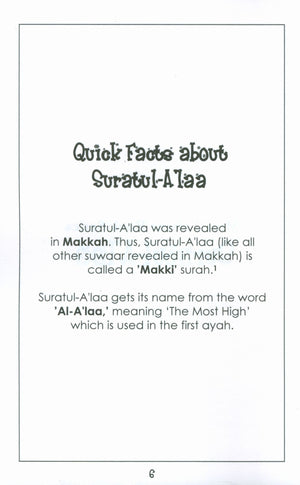 Mini Tafseer Book Suratul A'laa (Surah 87)
