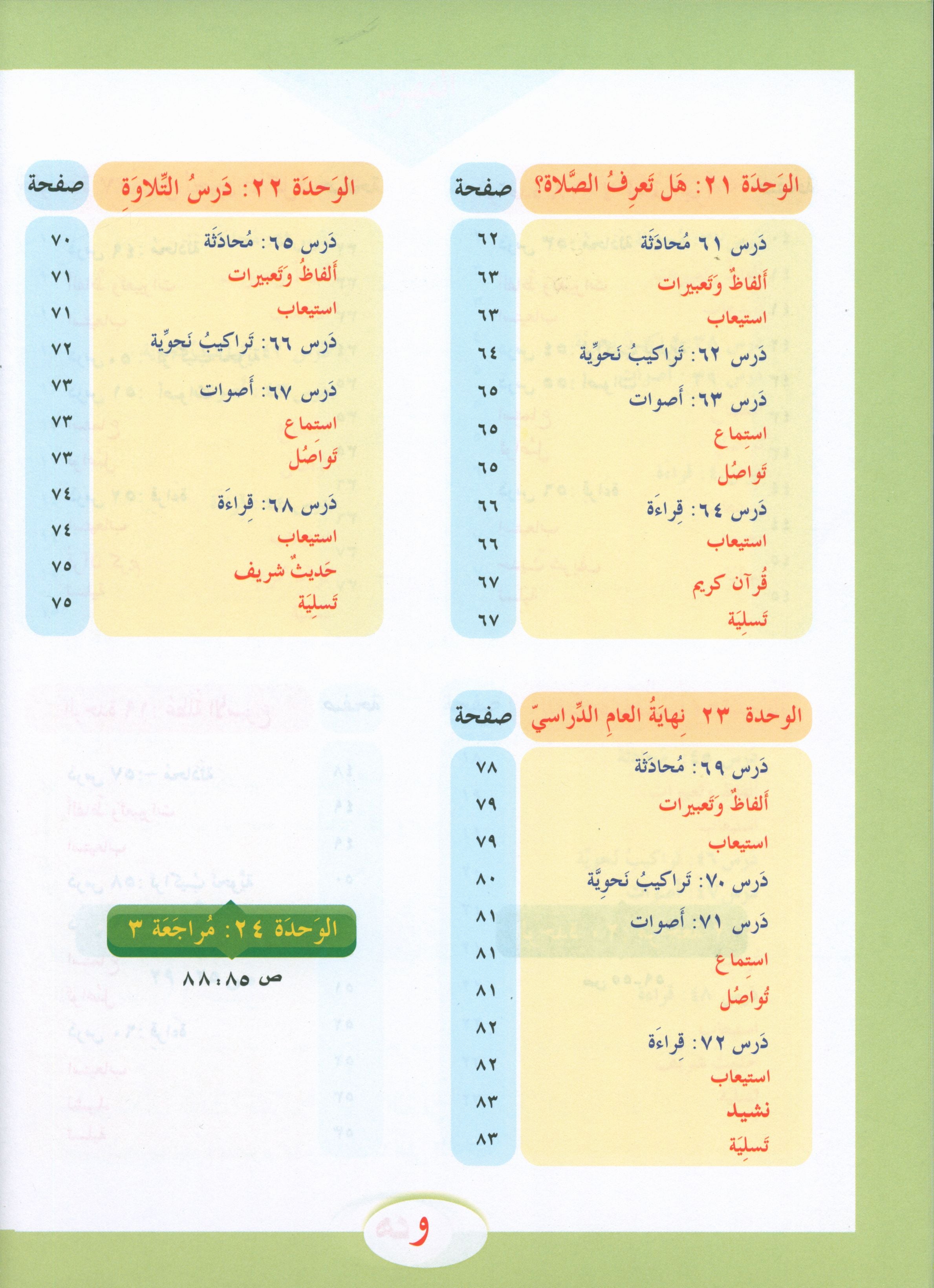 ICO Learn Arabic Textbook Level 3 Part 2 تعلم العربية كتاب التلميذ