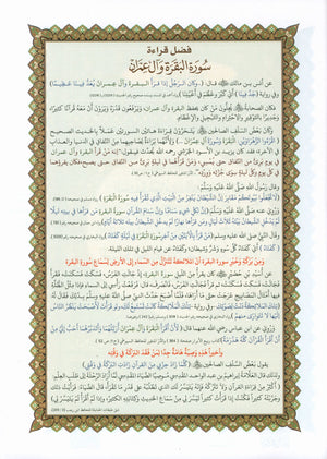 Al-Qaidah An-Noraniah - Zahrawein ( Suratul Baqara & Aal Imran ) Large 8.5 X 11.5 القاعدة النورانية وتطبيقاتها على الزهراوين (البقرة و آل عمران) مع سورة الفاتحة لتعليم المبتدئين