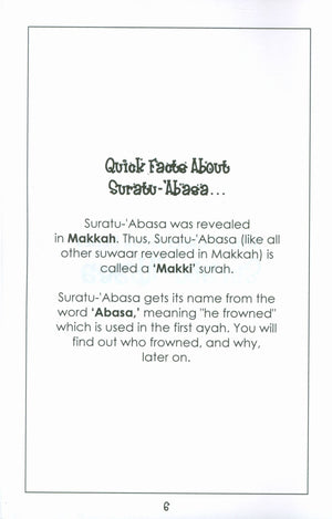 Mini Tafseer Book Suratu 'Abasa (Surah 80)