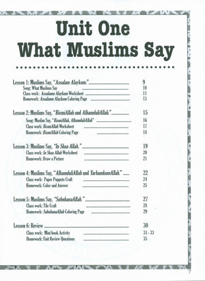 Muslim Sprouts Level A