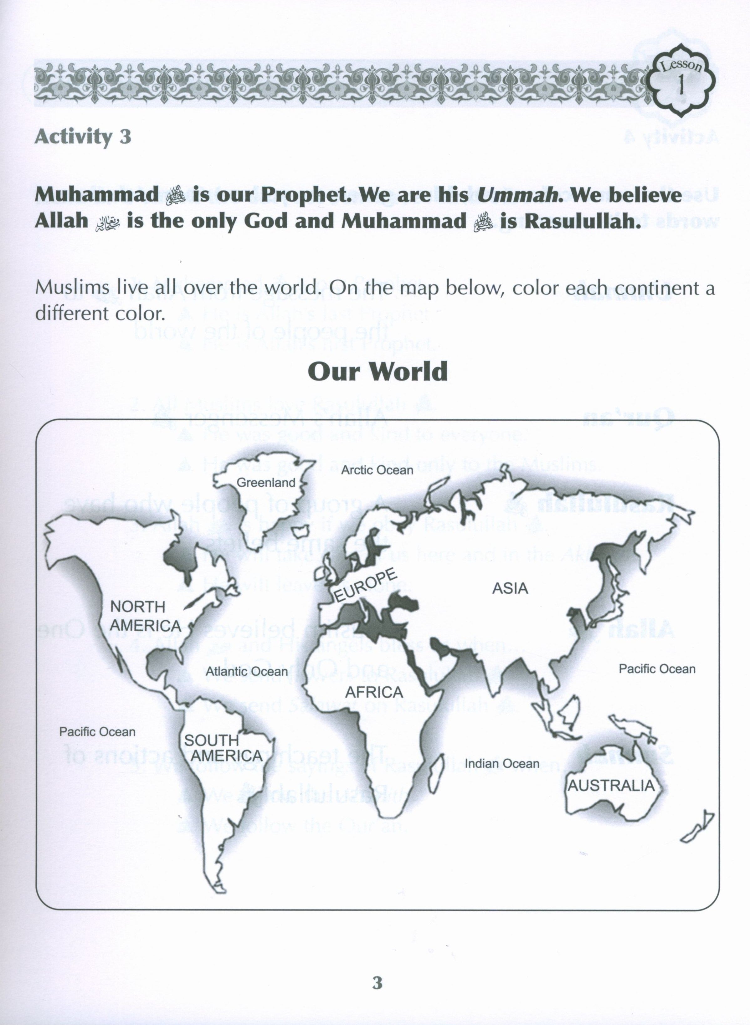 Sirah of our Prophet Grade 2: Workbook