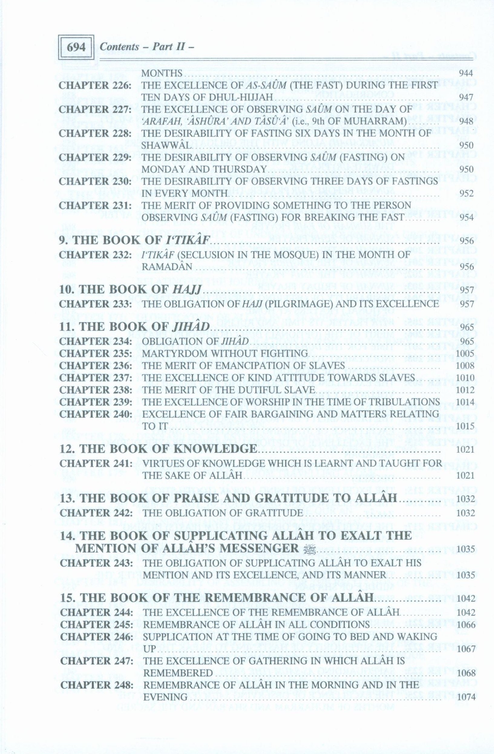 Riyad Us Saliheen (2 Volume Set)