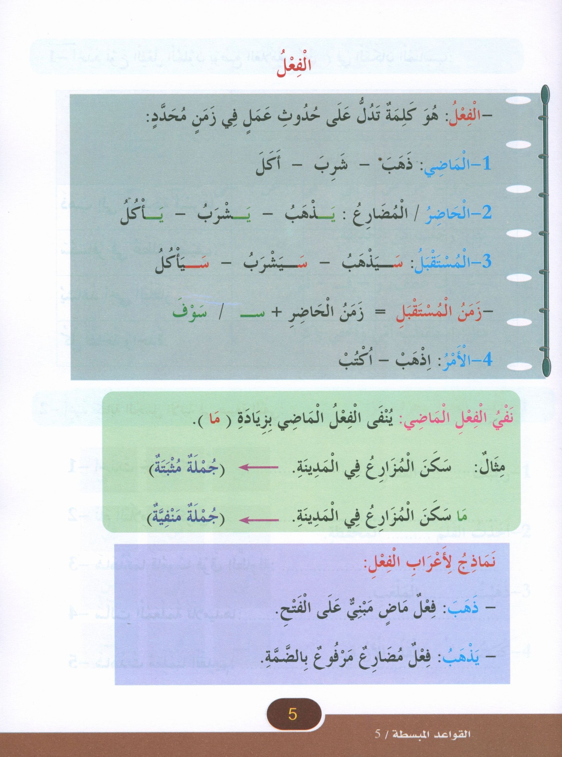 Simplified Grammar Book 5 القواعد المبسطة