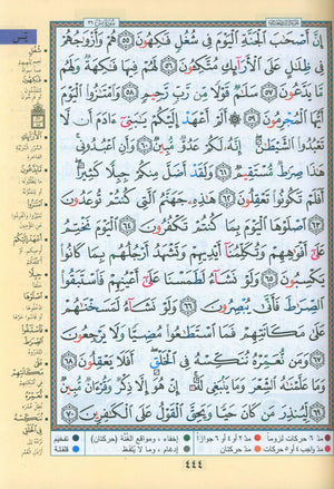 Tajweed Quran in 4 Parts 7 x 9