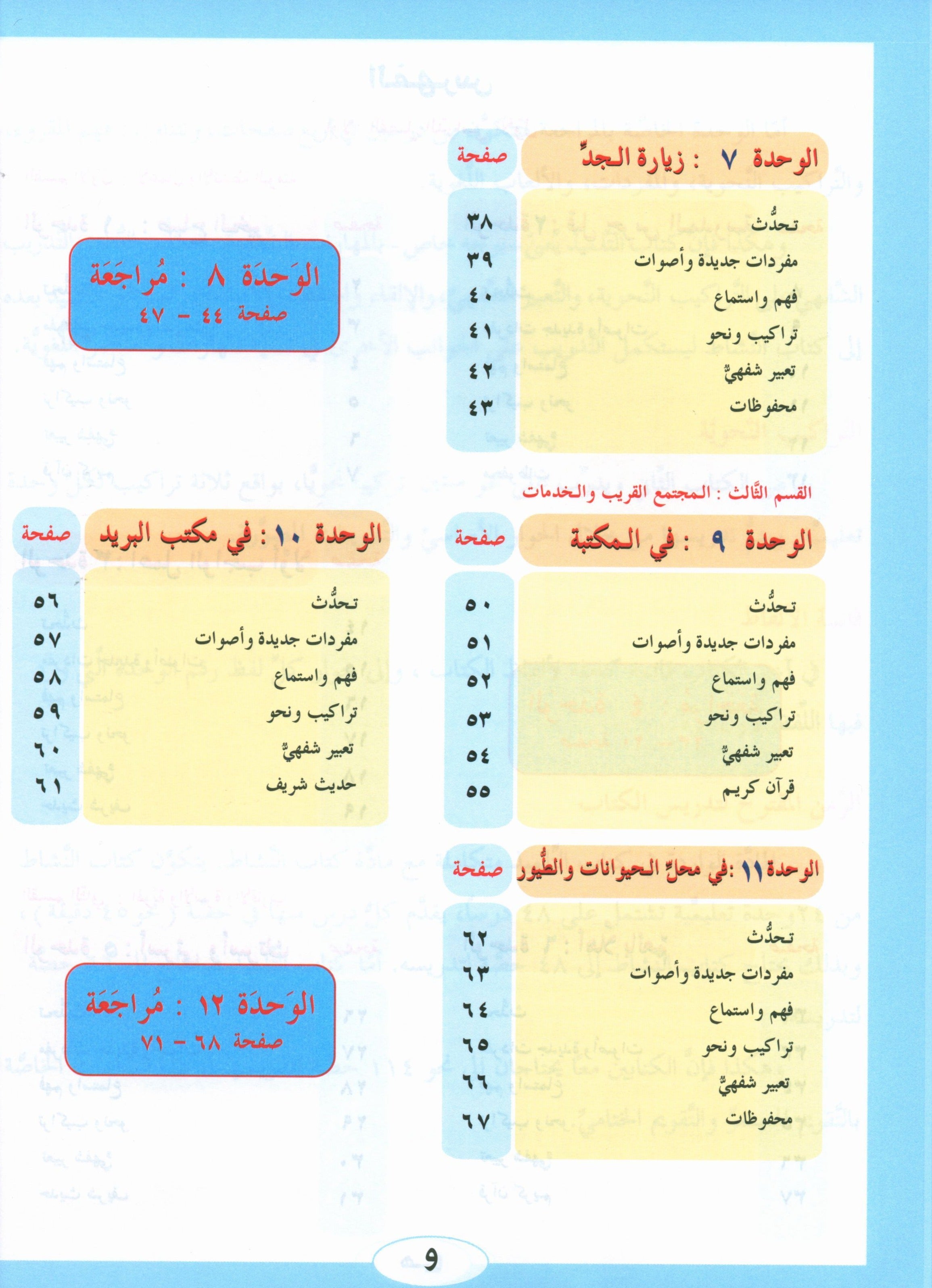 ICO Learn Arabic Textbook Level 2 Part 1 تعلم العربية كتاب التلميذ