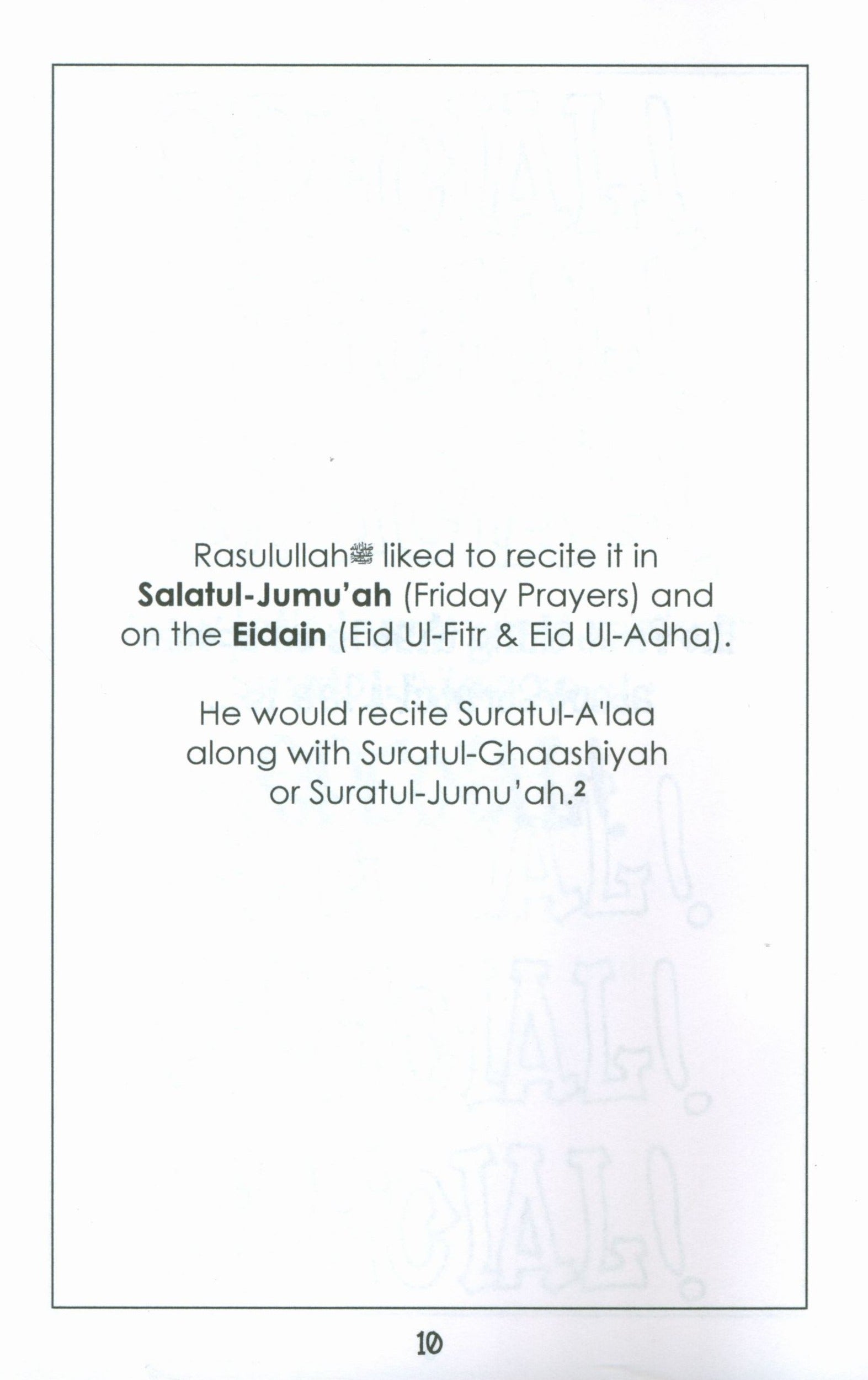Mini Tafseer Book Suratul A'laa (Surah 87)