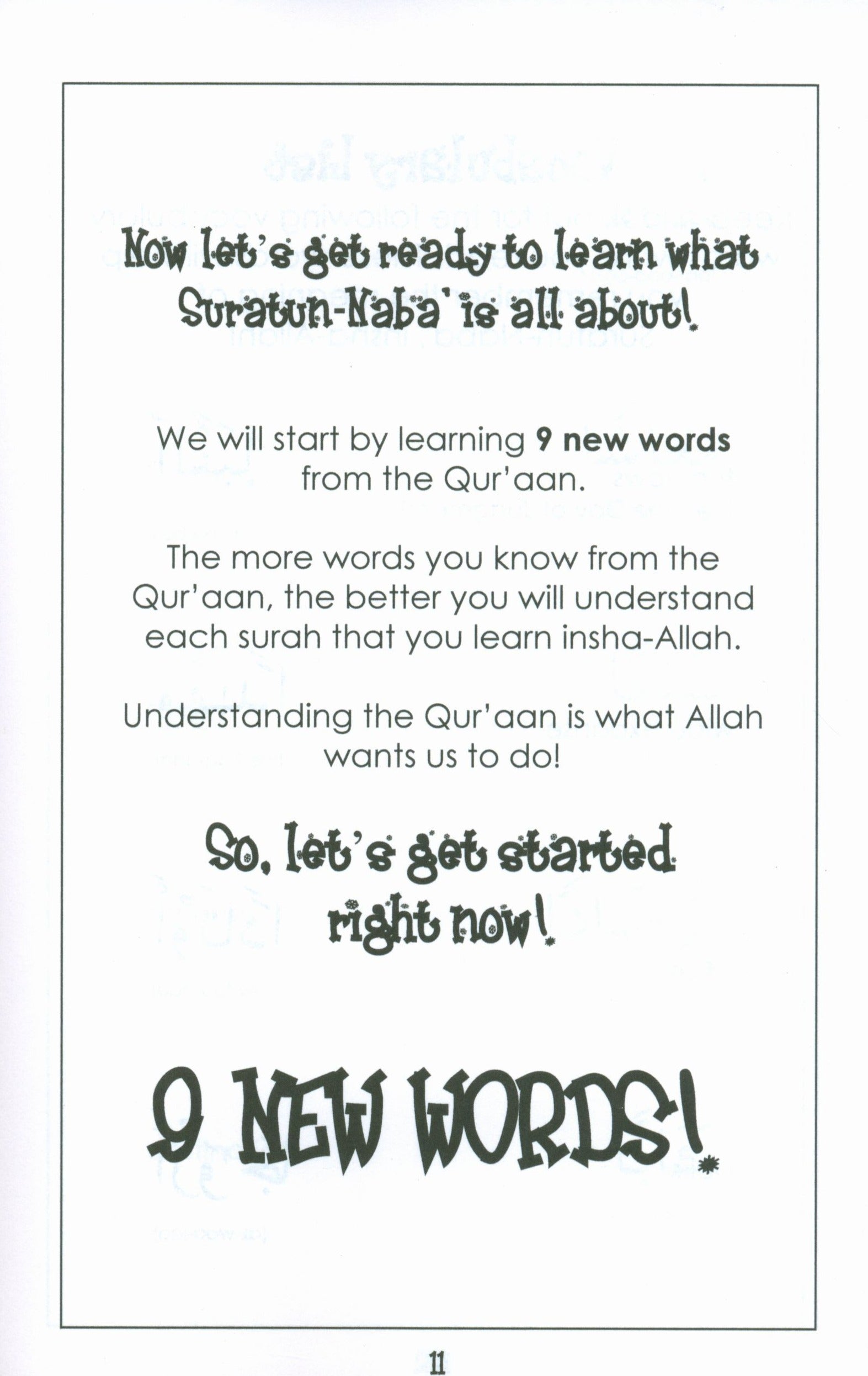 Mini Tafseer Book Suratun Naba' (Surah 78)