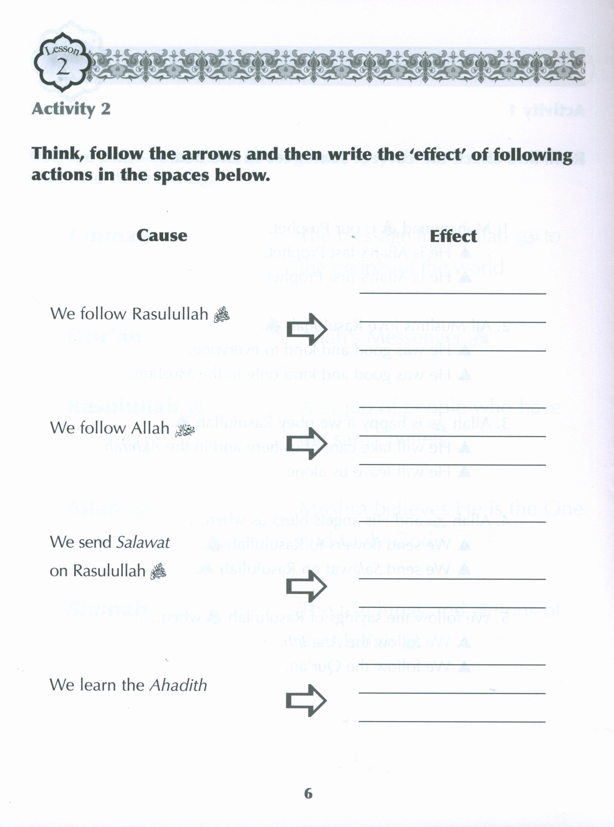 Sirah of our Prophet Grade 2: Workbook